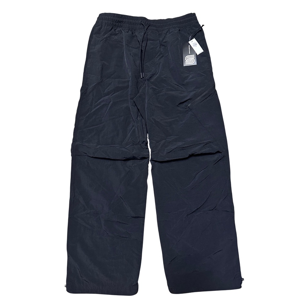 NWT Old Navy Baggy Tech Cargo Jogger Pants BLACK Medium
